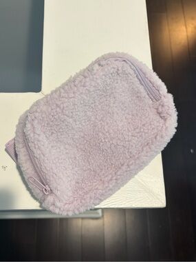 NEW Lavender Sherpa Belt Bag Fanny Pack Fuzzy